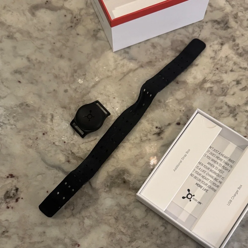 Black Orange Theory Fitness BEAT Burn Heart Monitor - Picture 4 of 4